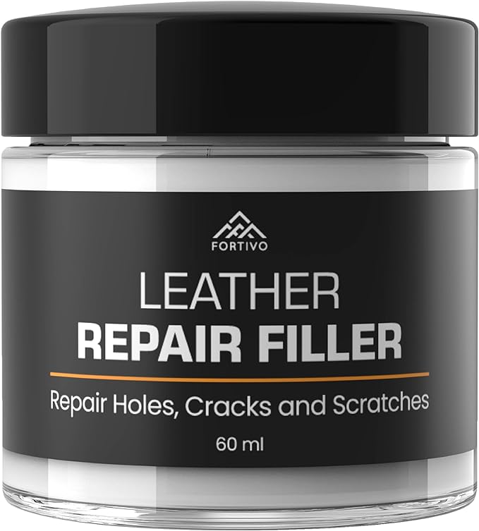 FORTIVO Leather Recoloring Balm - Mink Oil, Leather Repair Kit for Furniture,  Dark Brown Leather Dye, Leather Repair Kit, Mink Oil Leather Balm, Leather  Repair Kit for Couches, Mink Oil for Leather