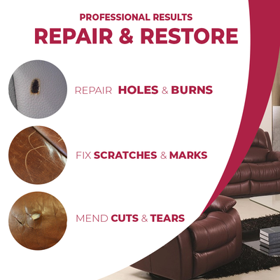 Professional results with leather couch scratch repair