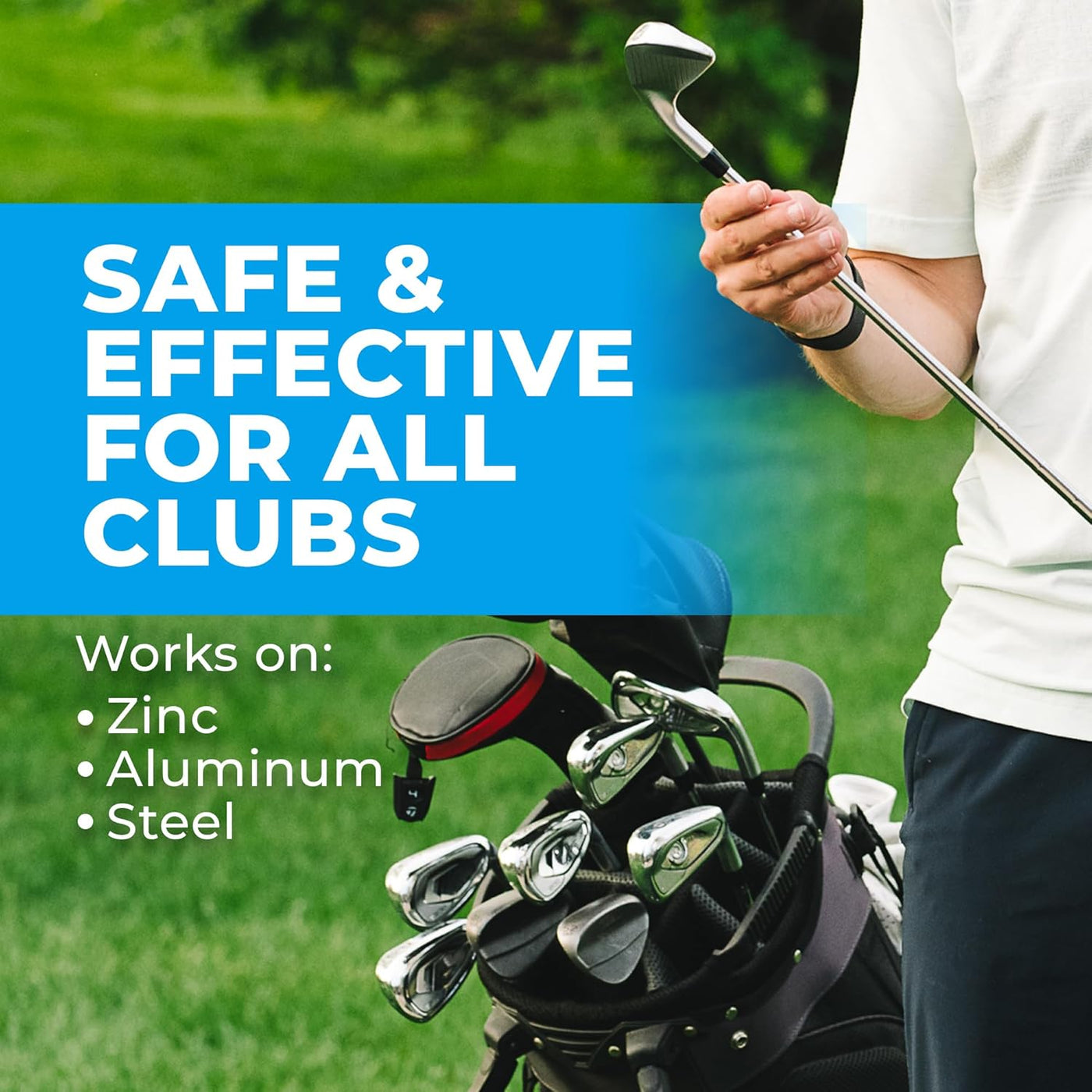 Golf Club Polish - Instant Rust, Scuff & Stain Remover