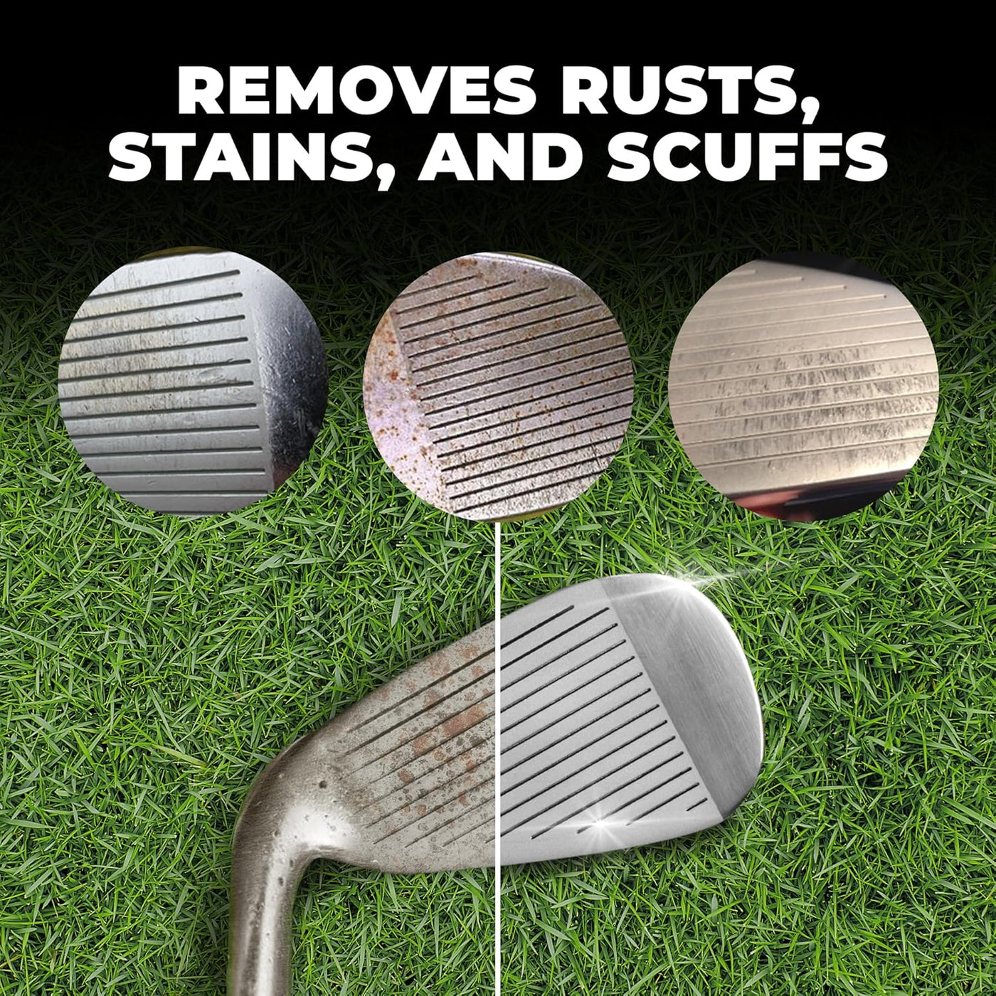 Golf Club Polish - Instant Rust, Scuff & Stain Remover