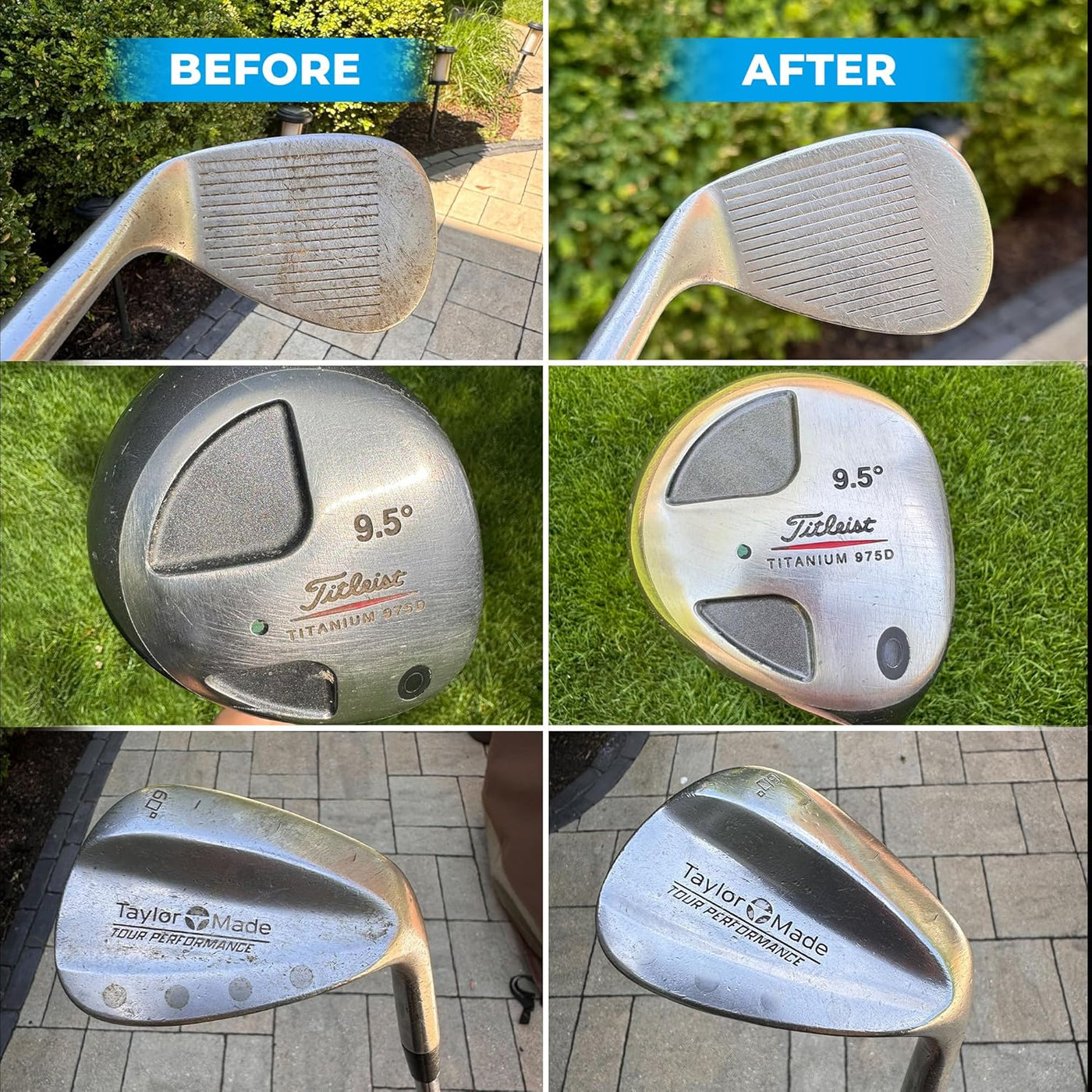 Golf Club Polish - Instant Rust, Scuff & Stain Remover