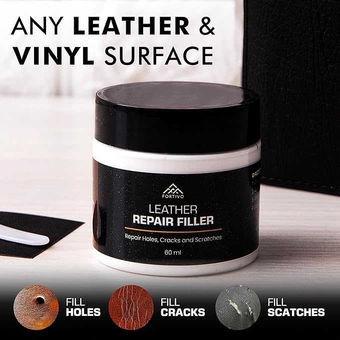 60ML Leather Filler For Filling Repairing Holes Cracks For Leather