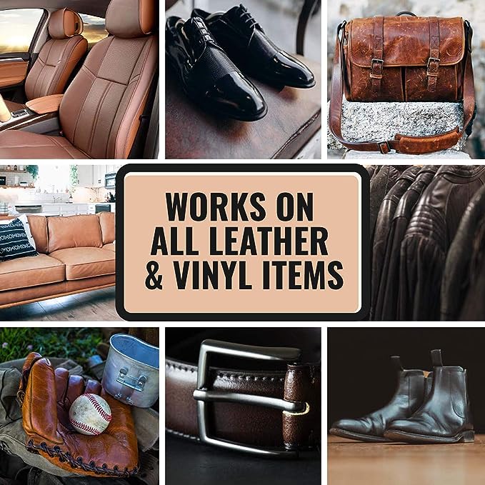 Repair and Revive Your Leather Goods with our Leather Patch Repair Kit.