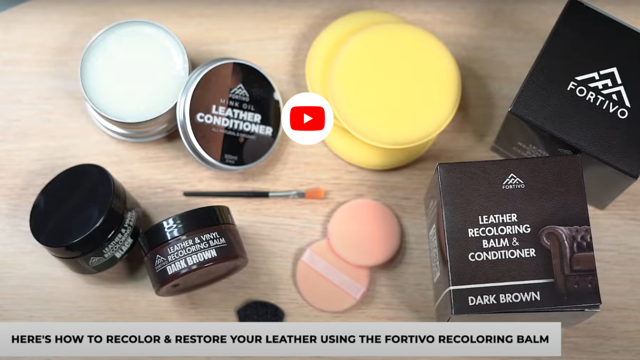 Vigorder Leather & Vinyl Recoloring Balm – Deep Black Finish, Easy To Apply - View #2