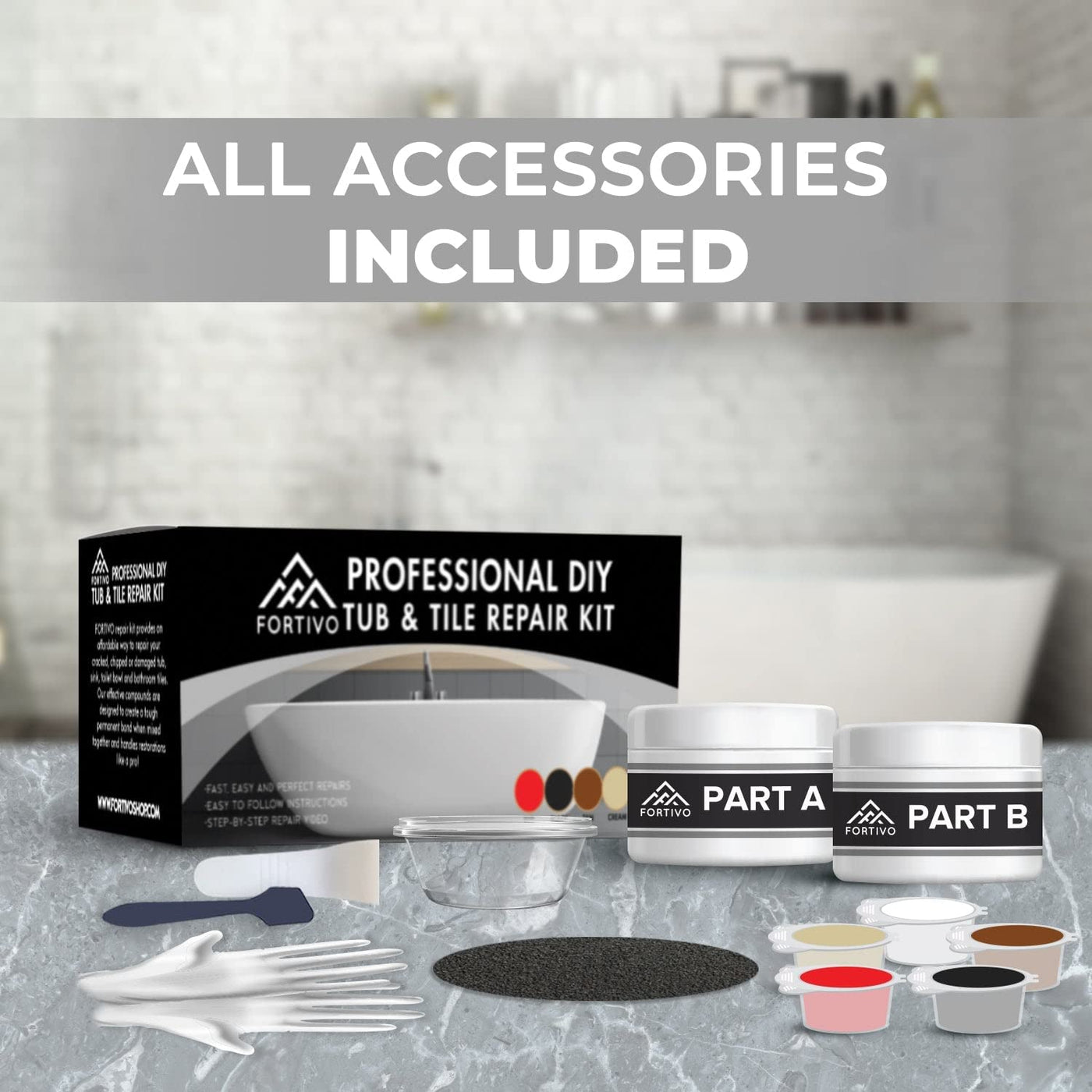 tub crack repair kit with all necessary tools included for a stress-free and easy repair process.